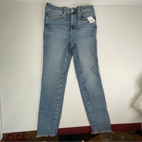 Free People Raw High Rise Jegging Sierra Wash Sz 31 - Picture 4 of 16